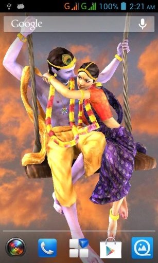 3D Radha Krishna Jhulan LWP截图6