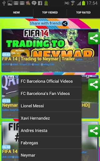 New &amp; Hot FC Barcelona videos截图6