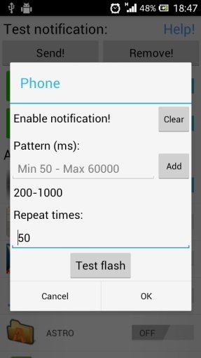 Flash Light Notification截图5