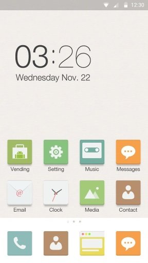 Pure Color Hola Launcher Theme截图3