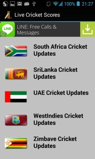 Live Cricket Scores Indo - Pak截图1