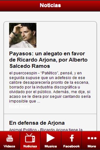 Ricardo Arjona: Videos + Songs截图1