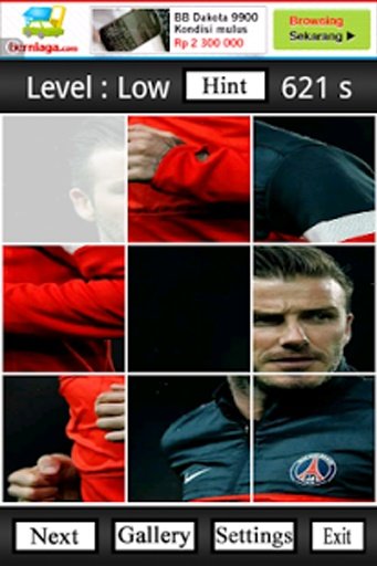 David Beckham Puzzle截图4