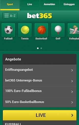 Fu&szlig;ball Live Wetten截图4