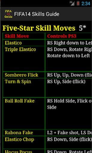 FIFA14 Skills Guide截图8