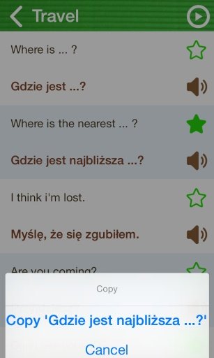 Learn Polish Phrasebook Free截图3