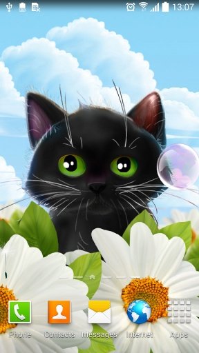 Cute Kitten Live Wallpaper截图2