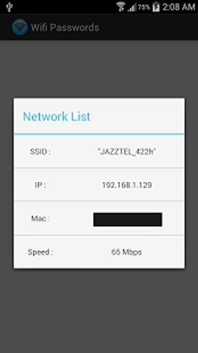 Wifi Pass Android Free 2014截图1