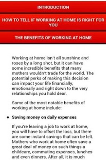 Work From Home Jobs for Moms截图4