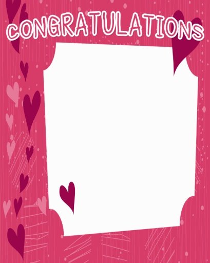 Congratulations Photo Frame截图1