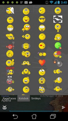 Kolobok smileys for Ace IM截图3