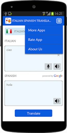 Italian Spanish Translator截图2