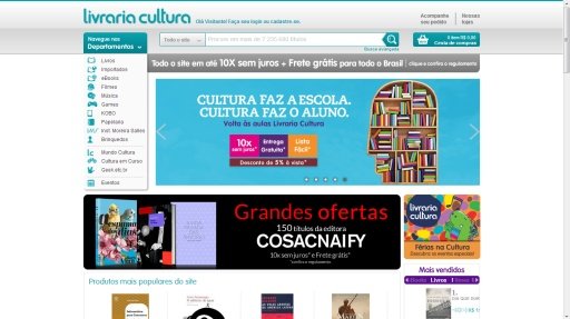 Livraria Cultura截图3