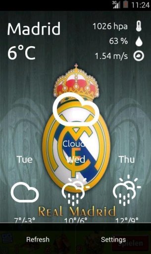 Real Madrid Weather截图6