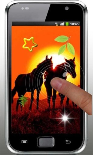 Horses Sunset live wallpaper截图3