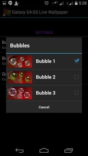 Galaxy S4/S5 Live Wallpaper截图3