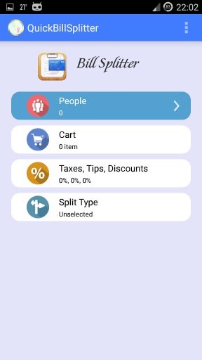 Quick Bill Splitter截图1