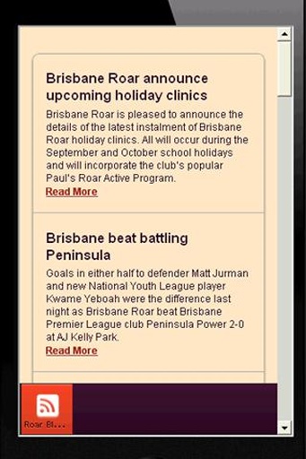 Brisbane Roar Fan App截图4