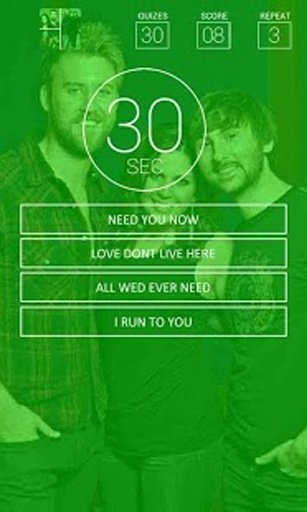 Lady Antebellum Music Quiz截图2