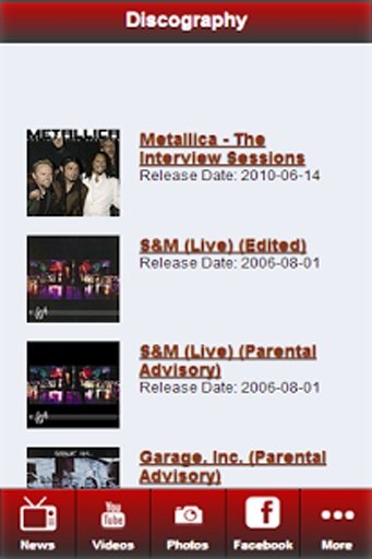 Metallica: Songs-Videos-News..截图3