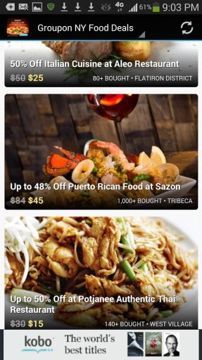 Groupon NY Food Deals截图3