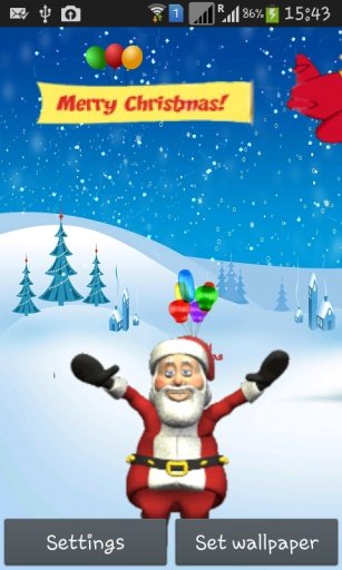 Dancing Santa Live Wallpaper截图8