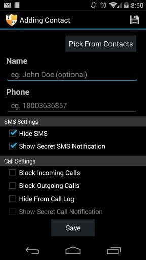 SMS and Call Blocker截图2