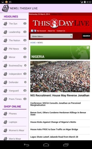 Nigeria Newspapers Today截图3