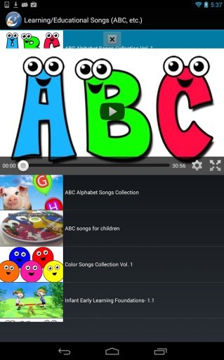 Kids Songs Music Videos截图2