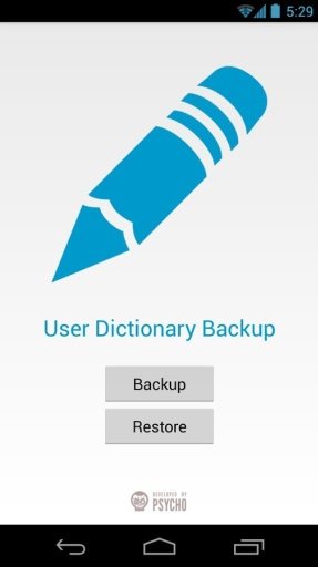 User Dictionary Backup截图5
