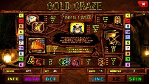 Gold Craze slot截图4