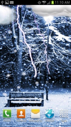 Winter Storm Live Wallpapers截图5