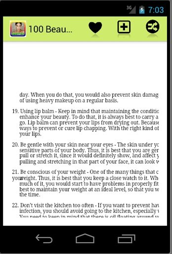 100 Beauty Tips That Worked !截图1