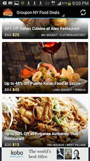 Groupon NY Food Deals截图4