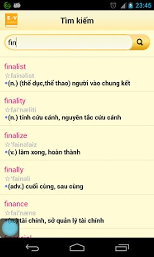 Từ điển Anh Việt截图3