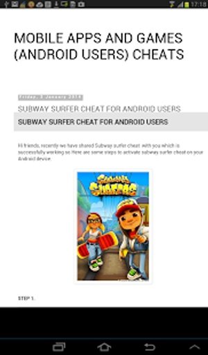 Subway Surf Cheat Codes 2014截图8