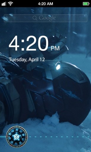 Iron Man Lock Screen截图2