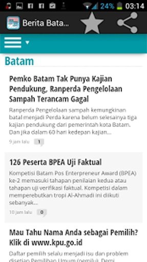 Info Berita Batam截图5