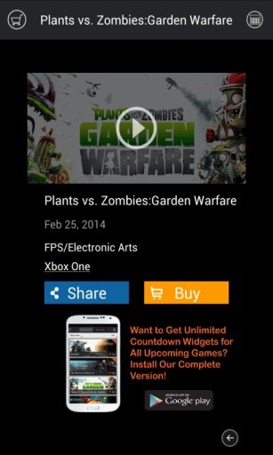 PVZ Garden Warfare Countdown截图4