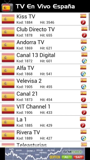 Live TV Spain截图1