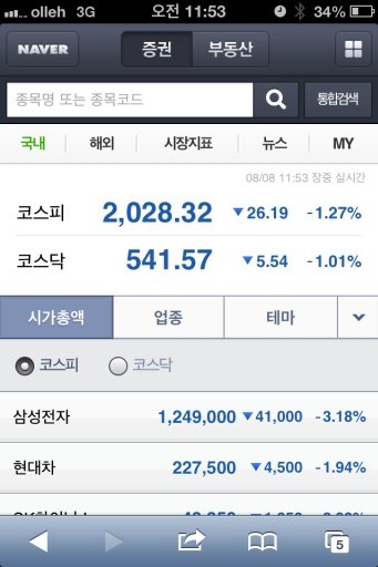 Naver Stocks截图5