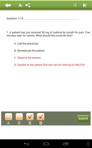 Practice Test: NCLEX截图5