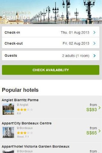 France Hotel Booking 80% Off截图1