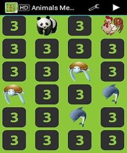 Animals Memory Games截图8