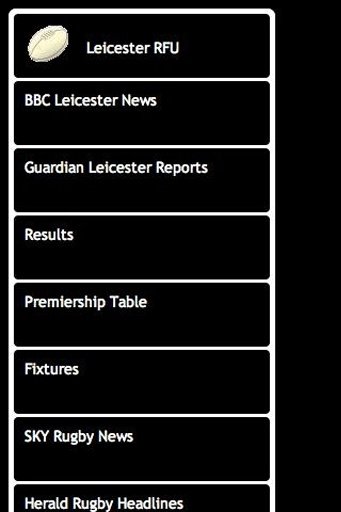 Leicester Tigers RFU截图2