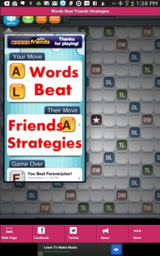 Words Beat Friends Strategies截图1