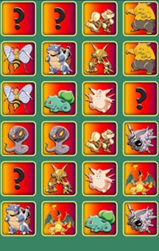 Pokemon Match Game截图2