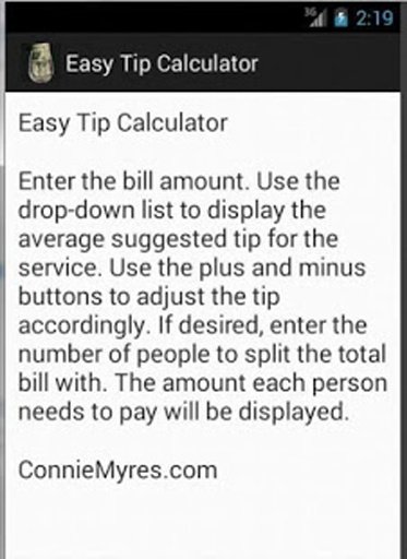 Easy Tip Calculator - Free截图5