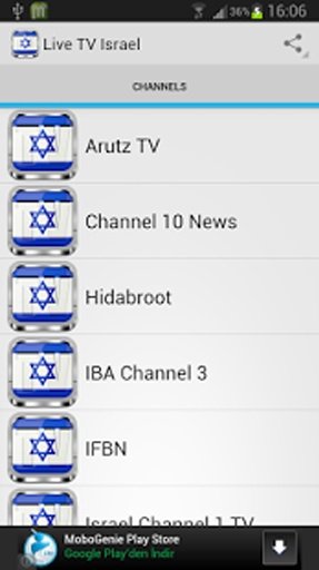 Live TV Israel截图1