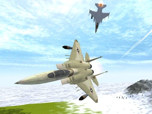 Arctic Jet Fighter 3D截图3